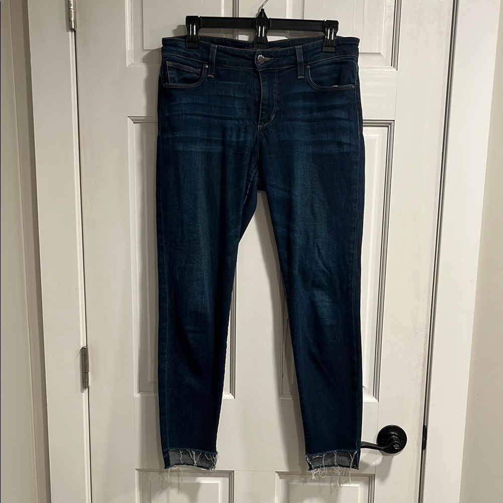 Joe’s Jeans Emmy Distressed Ankle Skinny Jeans Dark Wash Size 28